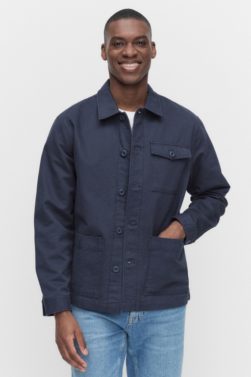 Axel shirt jacket BLUE NIGHTS